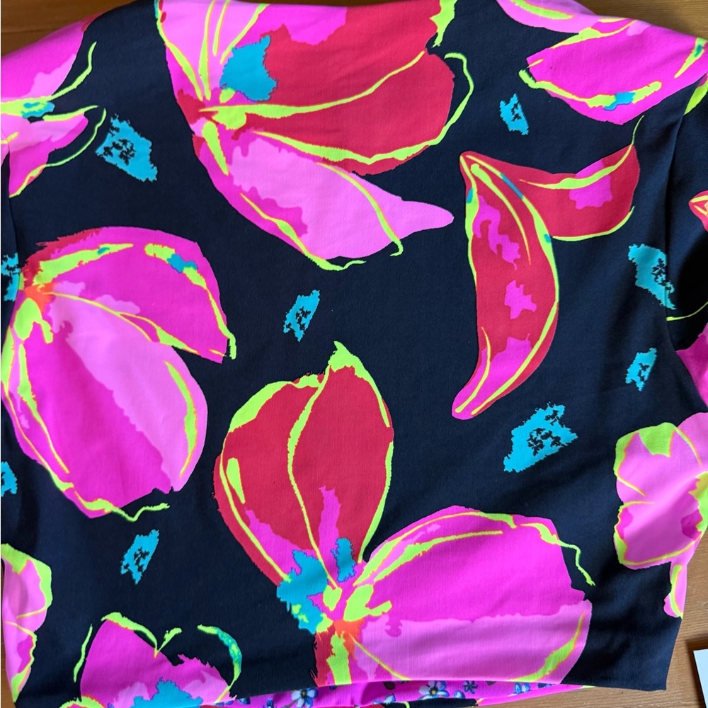 Maaji Floral Swim Rashguard Bikini Size Small - Picture 3 of 5